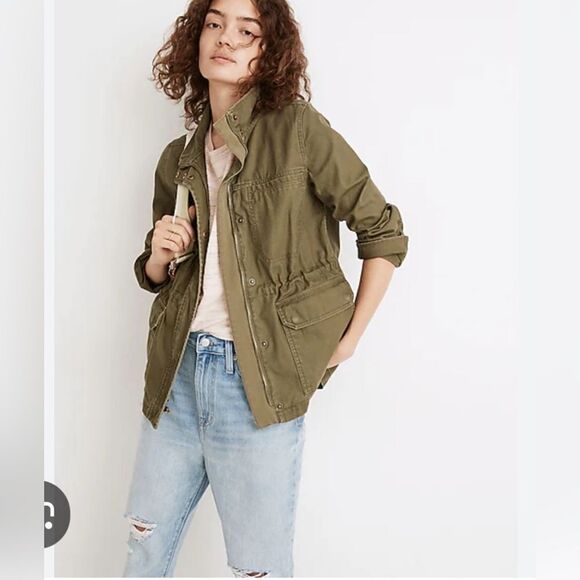 J. Crew Military Utility Jacket Green - Picture 15 of 15